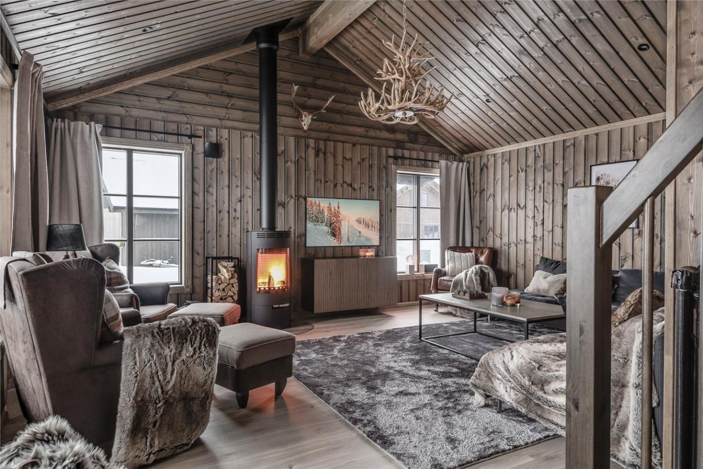 Lyxig Stuga Pa Branaesberget Sysslebäck Exterior foto